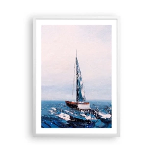 Affiche dans un cadre blanc - Poster - Confrérie du vent - 50x70 cm