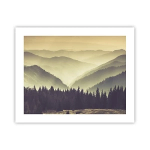 Affiche - Poster - Derrière les sept montagnes… - 50x40 cm
