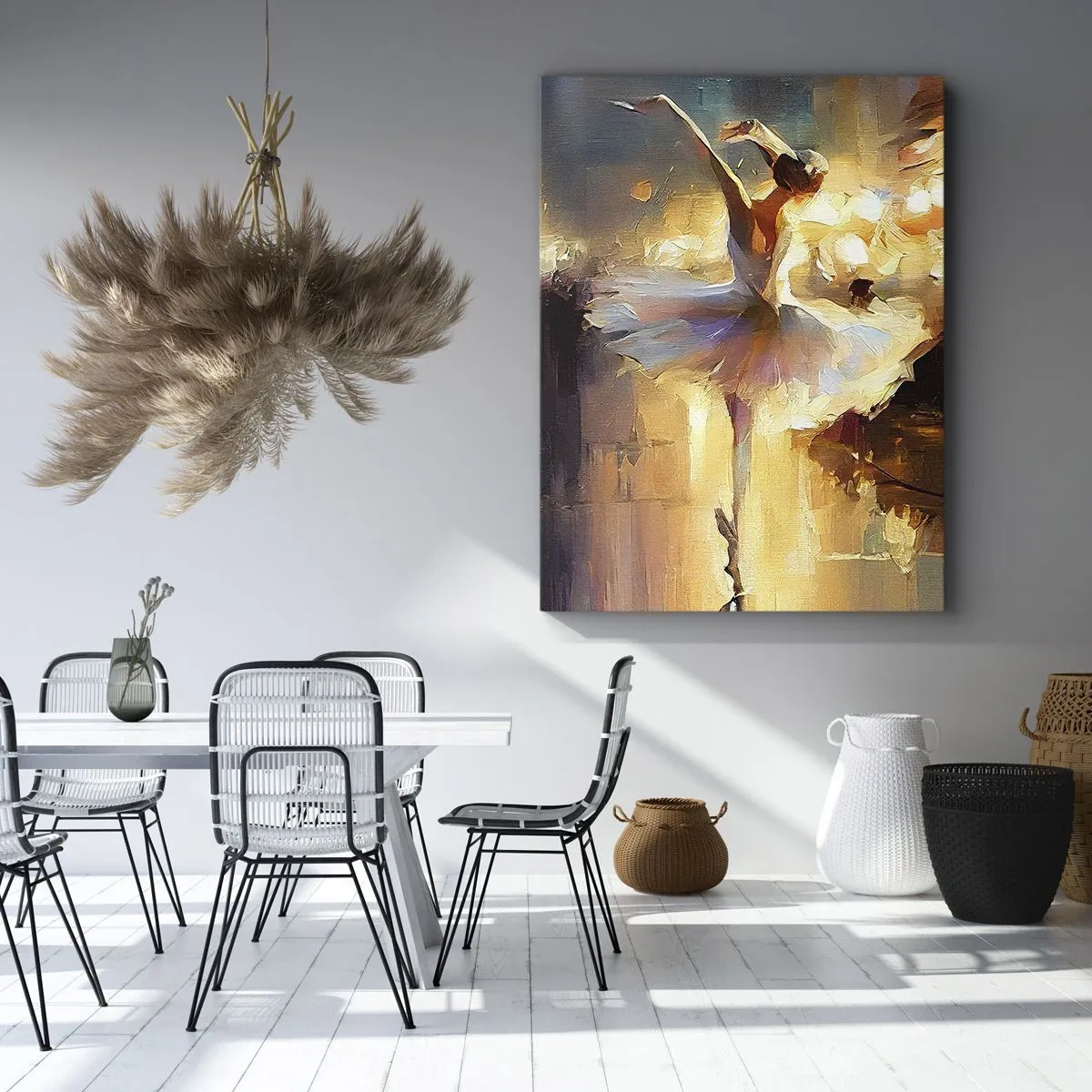 Impression sur toile - Image sur toile - Miracle dans la rue - 55x100 cm