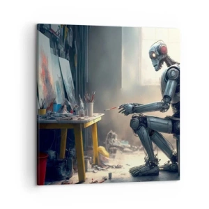 Impression sur toile - Image sur toile - L'acte de création - 50x50 cm