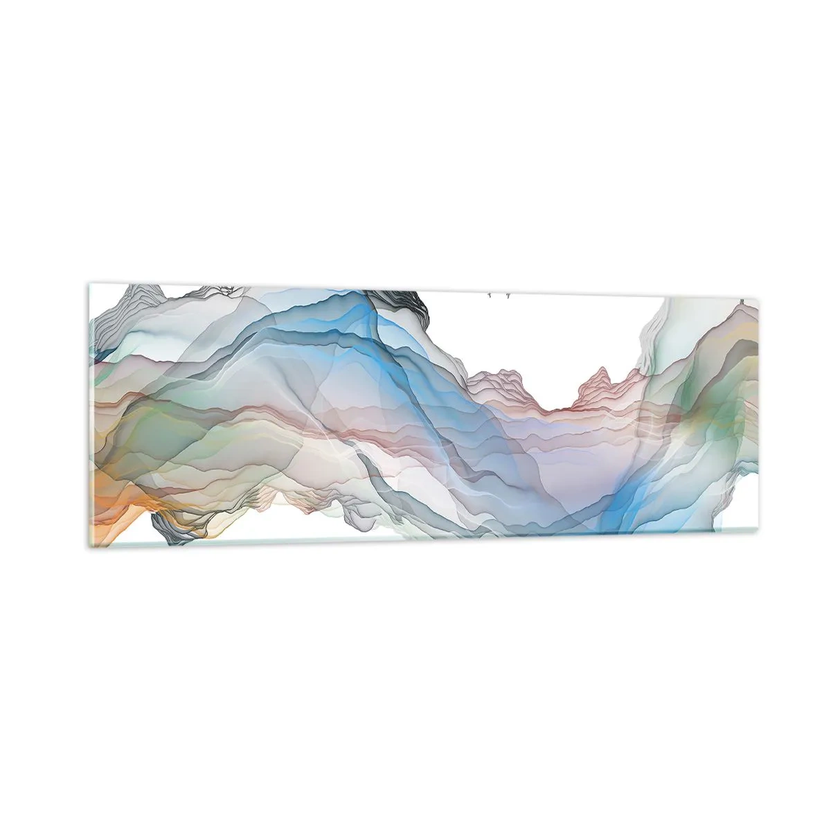 Impression sur verre - Image sur verre - Vers les montagnes de cristal - 90x30 cm