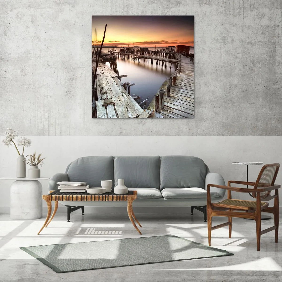 Impression sur verre - Image sur verre - Authentique, pas un attrape touristique - 60x60 cm