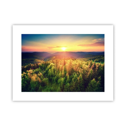 Affiche - Poster - Monts et sommets - 40x30 cm