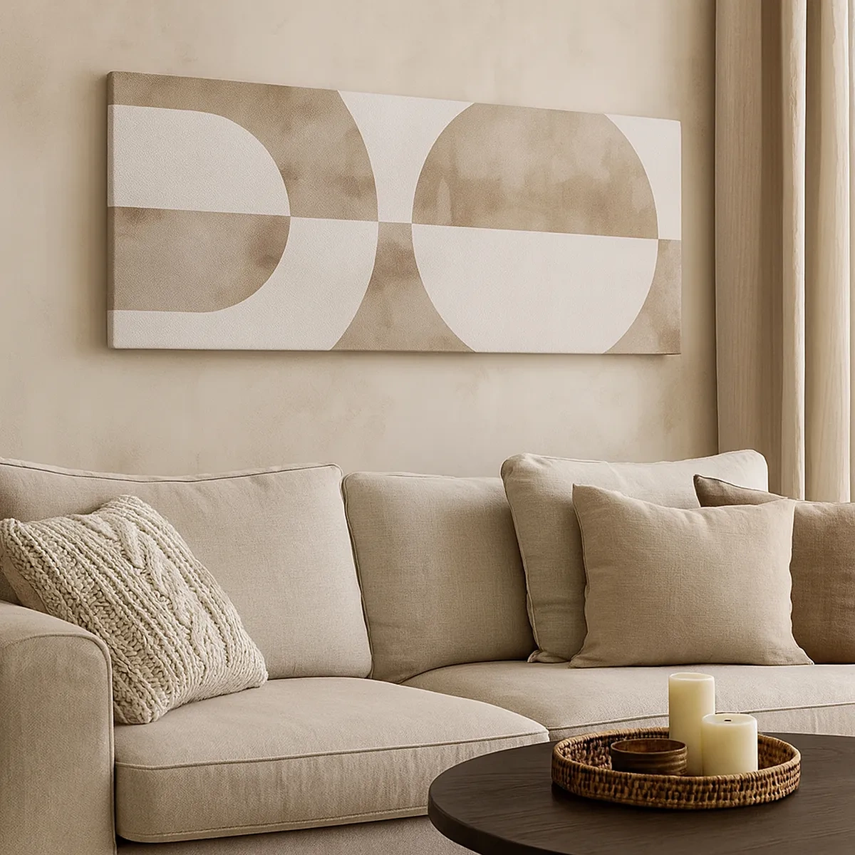 Impression sur toile - Image sur toile - Similitudes et différences - 30x30 cm