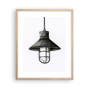 Affiche dans un chêne clair - Poster - Comme il y a des années… - 40x50 cm