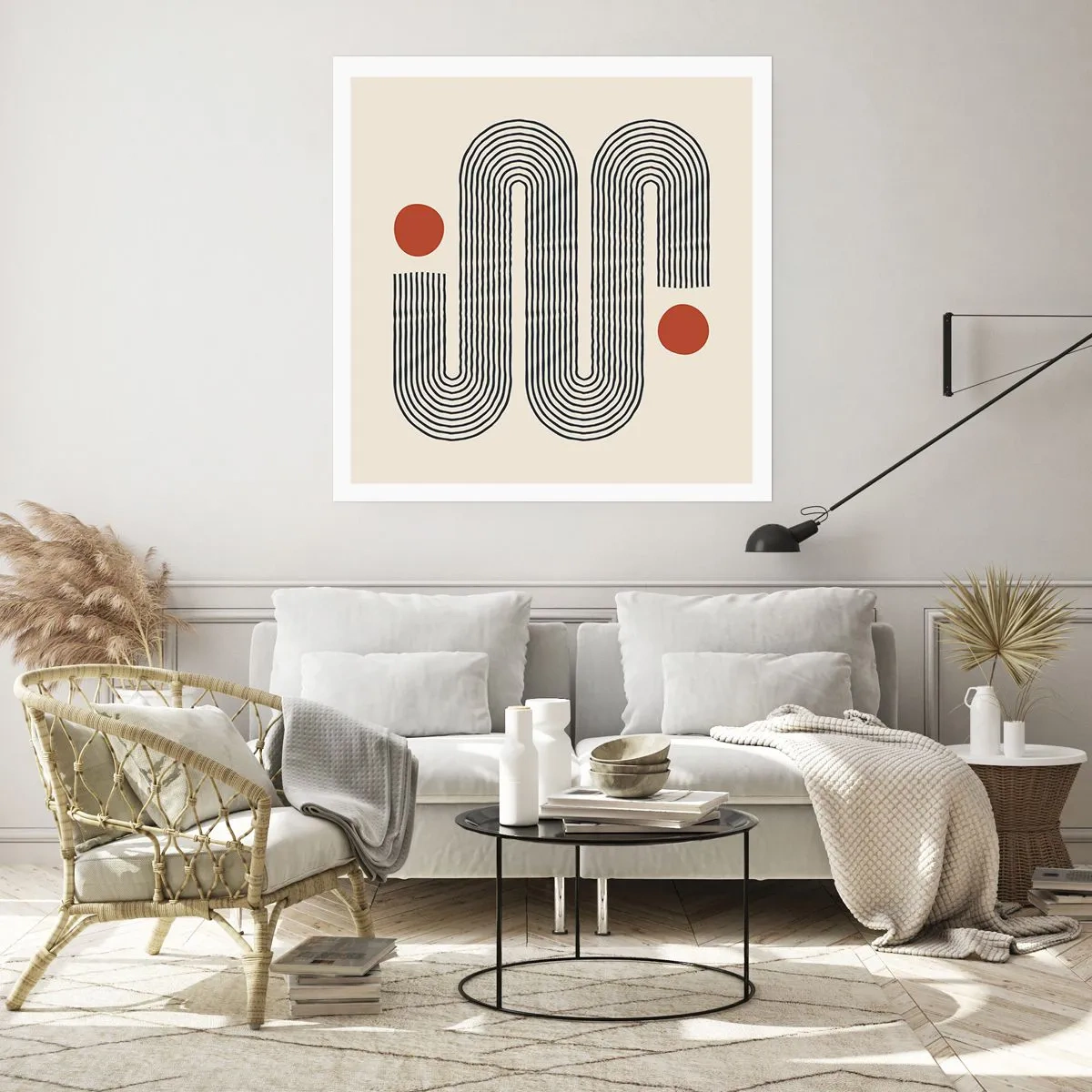 Affiche - Poster - Du début à la fin - 40x40 cm