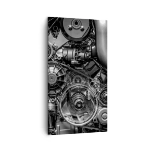Impression sur toile - Image sur toile - Poésie mécanique - 45x80 cm