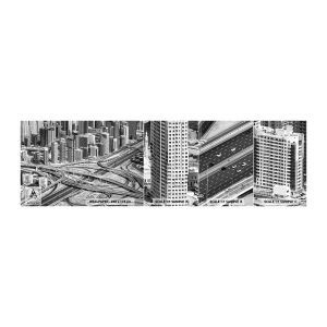 Échantillon de Papier Peint Autocollant Deluxe Sticker - Dubaï - la ville impossible - Ville, Architecture, Métropole - 100x30 cm