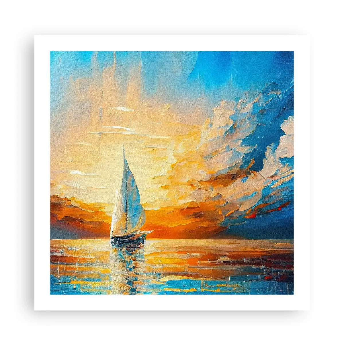 Affiche - Poster - Expédition en or - 60x60 cm