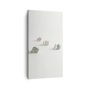 Impression sur toile - Image sur toile - Rien que la vie - 45x80 cm