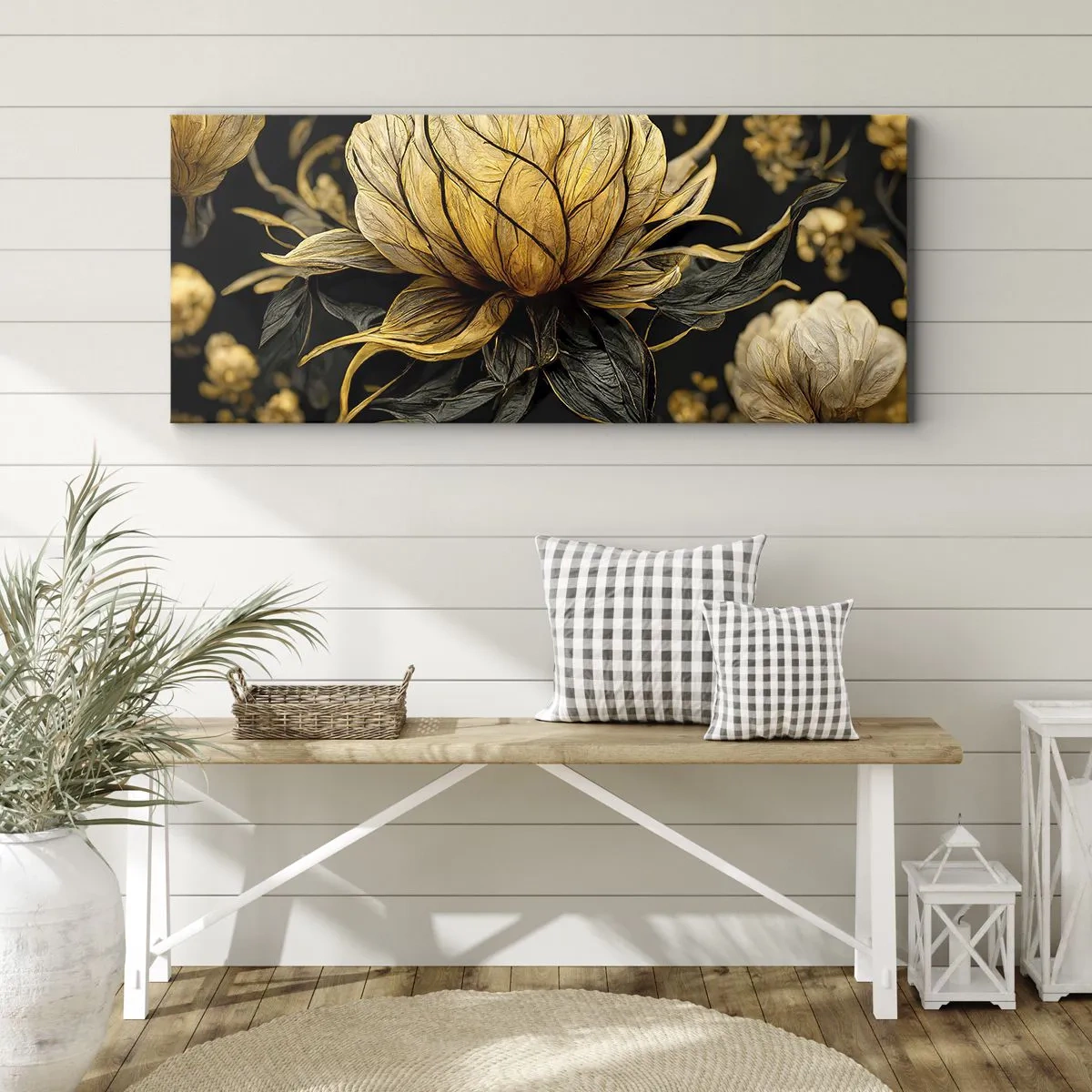 Impression sur toile - Image sur toile - Fragilité subtile - 100x40 cm