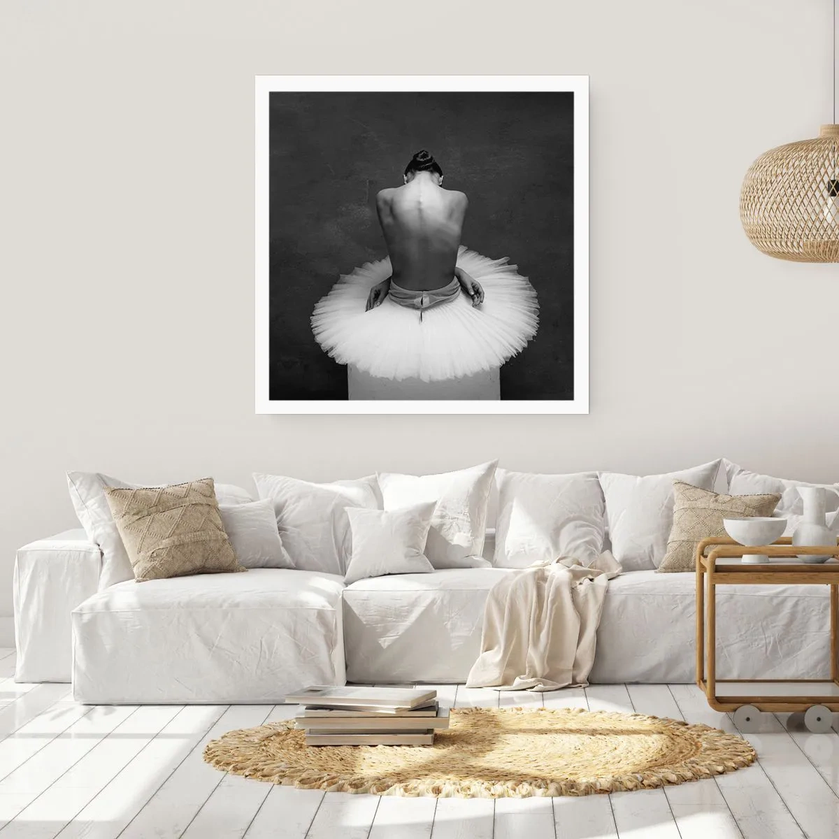 Affiche - Poster - C'est justement en train de fleurir - 50x50 cm