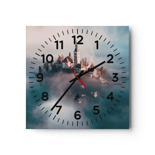 Horloge murale - Pendule murale - Île de rêve - 30x30 cm