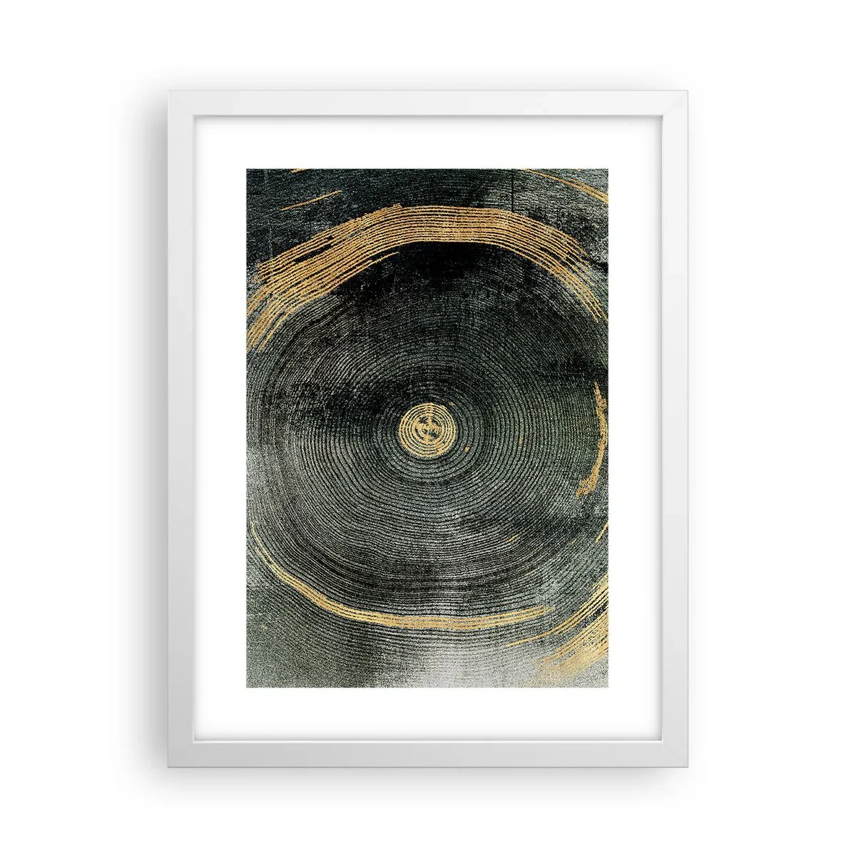 Affiche dans un cadre blanc - Poster - Changement et persistance - 30x40 cm