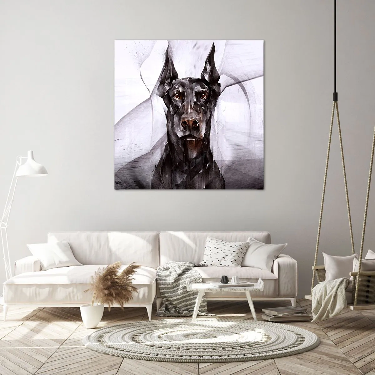 Impression sur toile - Image sur toile - Né noble - 60x60 cm