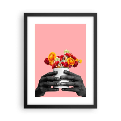 Affiche dans un cadre noir - Poster - Apothéose de la vie - 30x40 cm