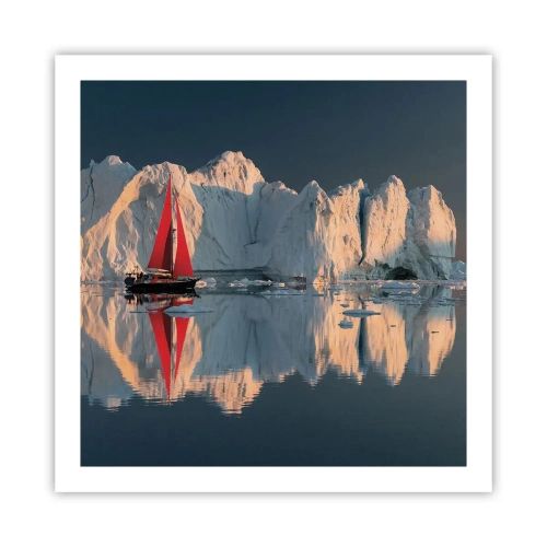 Affiche - Poster - Aux limites du monde - 60x60 cm