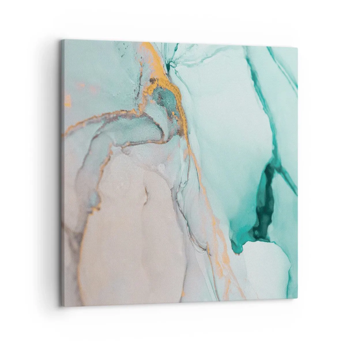 Impression sur toile - Image sur toile - Danse des formes et des couleurs - 50x50 cm