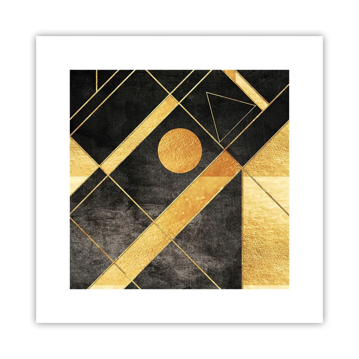 Affiche - Poster - Soleil du désert - 30x30 cm