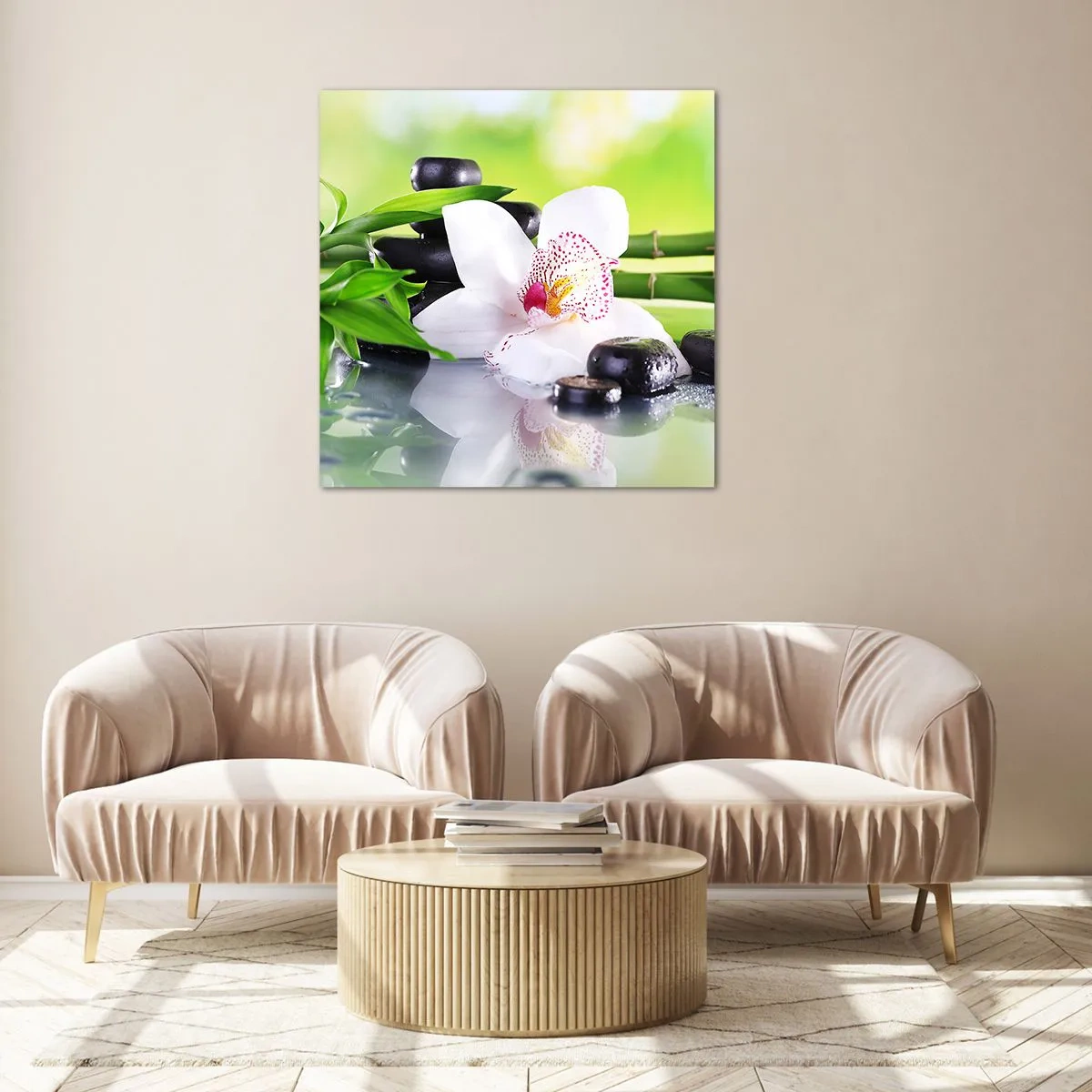 Impression sur verre - Image sur verre - Raffraîchissement de fraîcheur - 60x60 cm