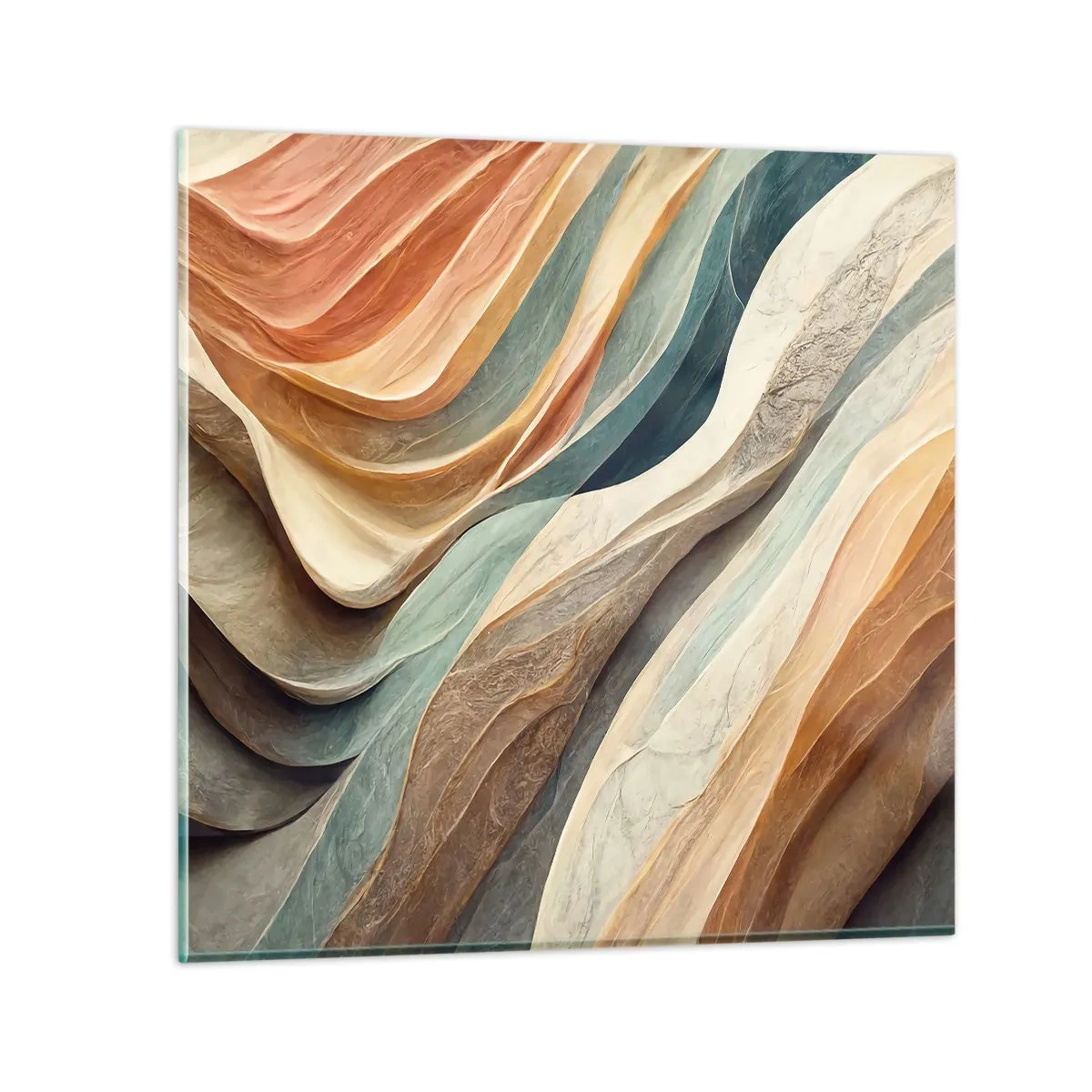 Impression sur verre - Image sur verre - Le moment avant le changement - 70x70 cm