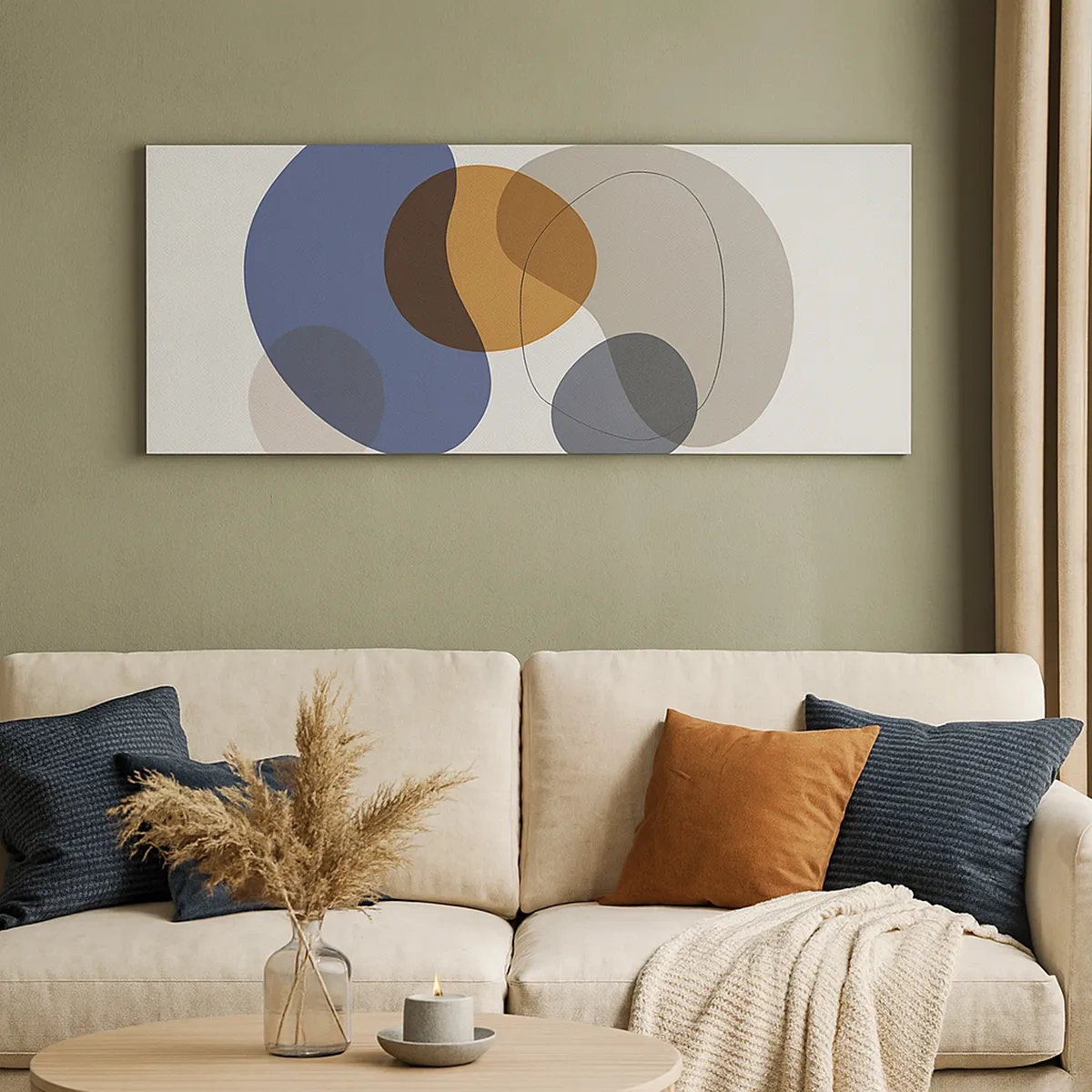 Impression sur toile - Image sur toile - Gouttes de couleur - 30x30 cm