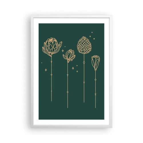 Affiche dans un cadre blanc - Poster - La famille Plante - 50x70 cm