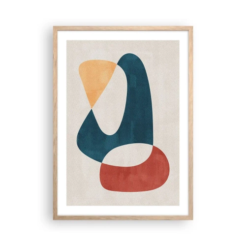 Affiche dans un chêne clair - Poster - Influences et métamorphoses - 50x70 cm