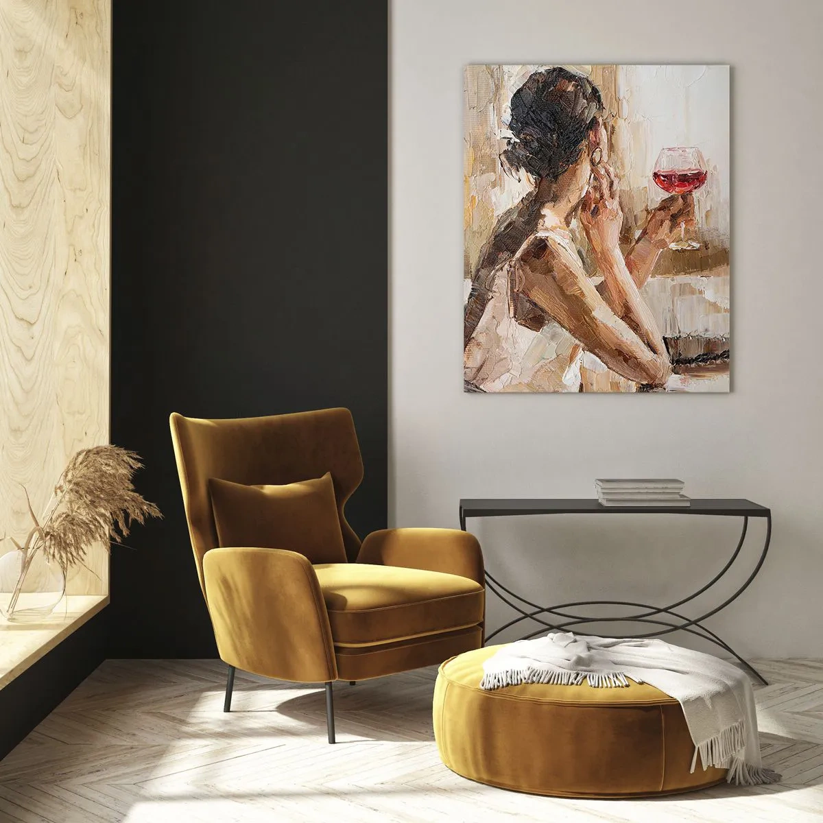 Impression sur verre - Image sur verre - Le goût d'un bon moment - 80x120 cm