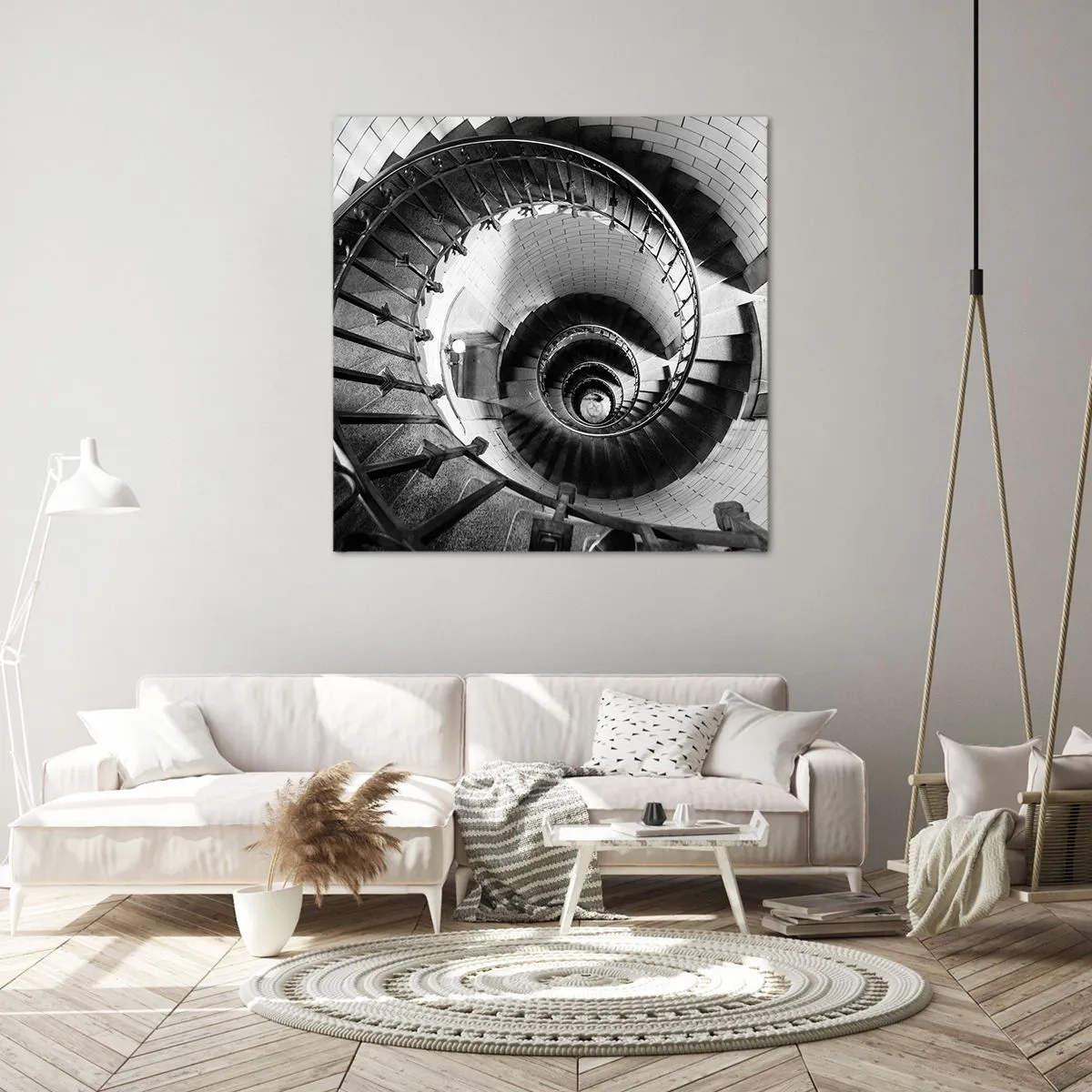 Impression sur toile - Image sur toile - De plus en plus haut - 30x30 cm