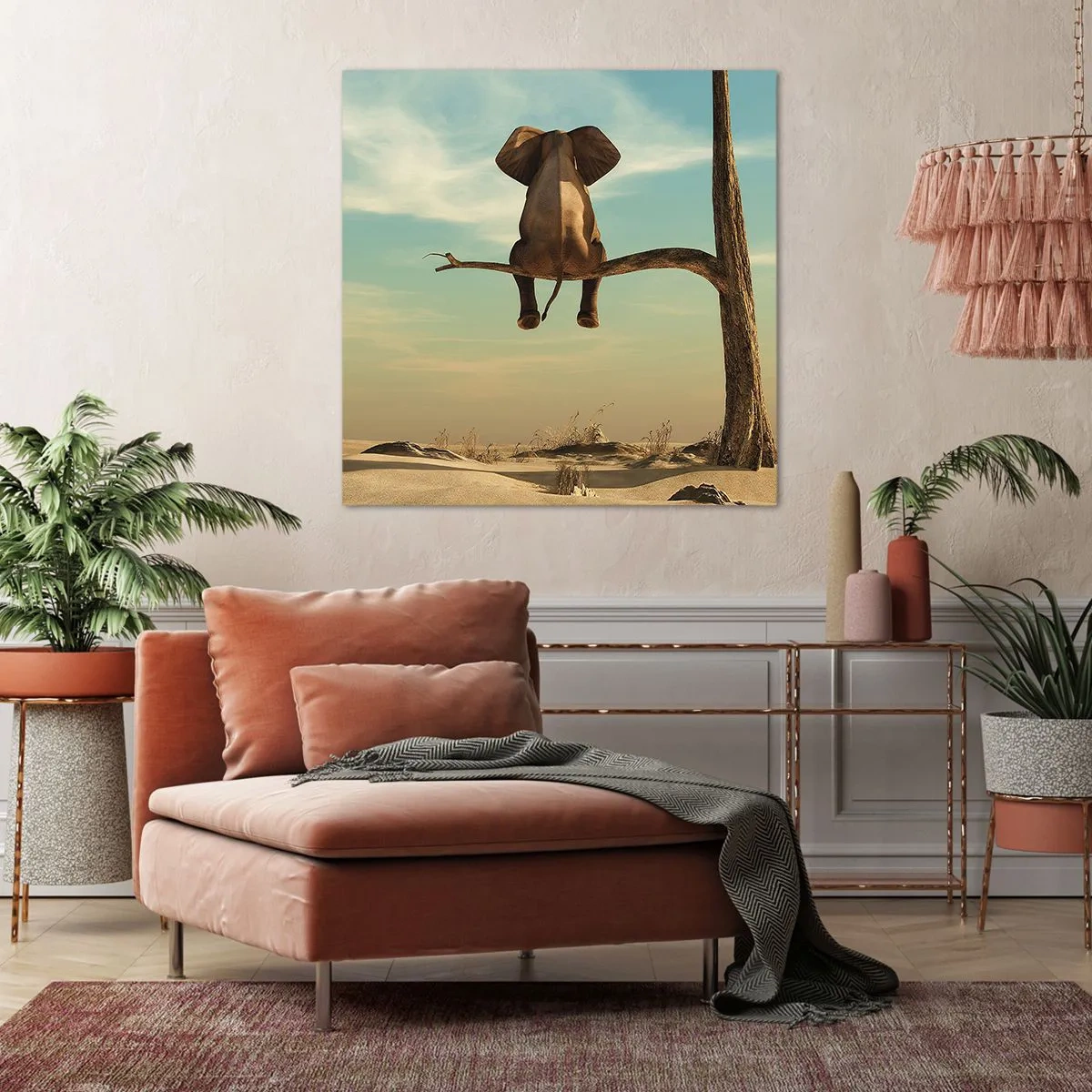 Impression sur toile - Image sur toile - Nouveau point de vue - 70x70 cm