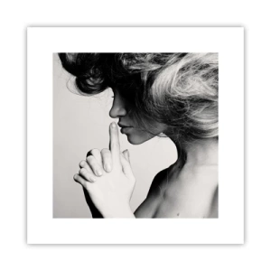 Affiche - Poster - A l'écoute d'elle-même - 30x30 cm