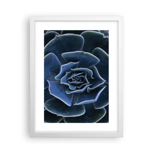 Affiche dans un cadre blanc - Poster - Fleur du désert - 30x40 cm