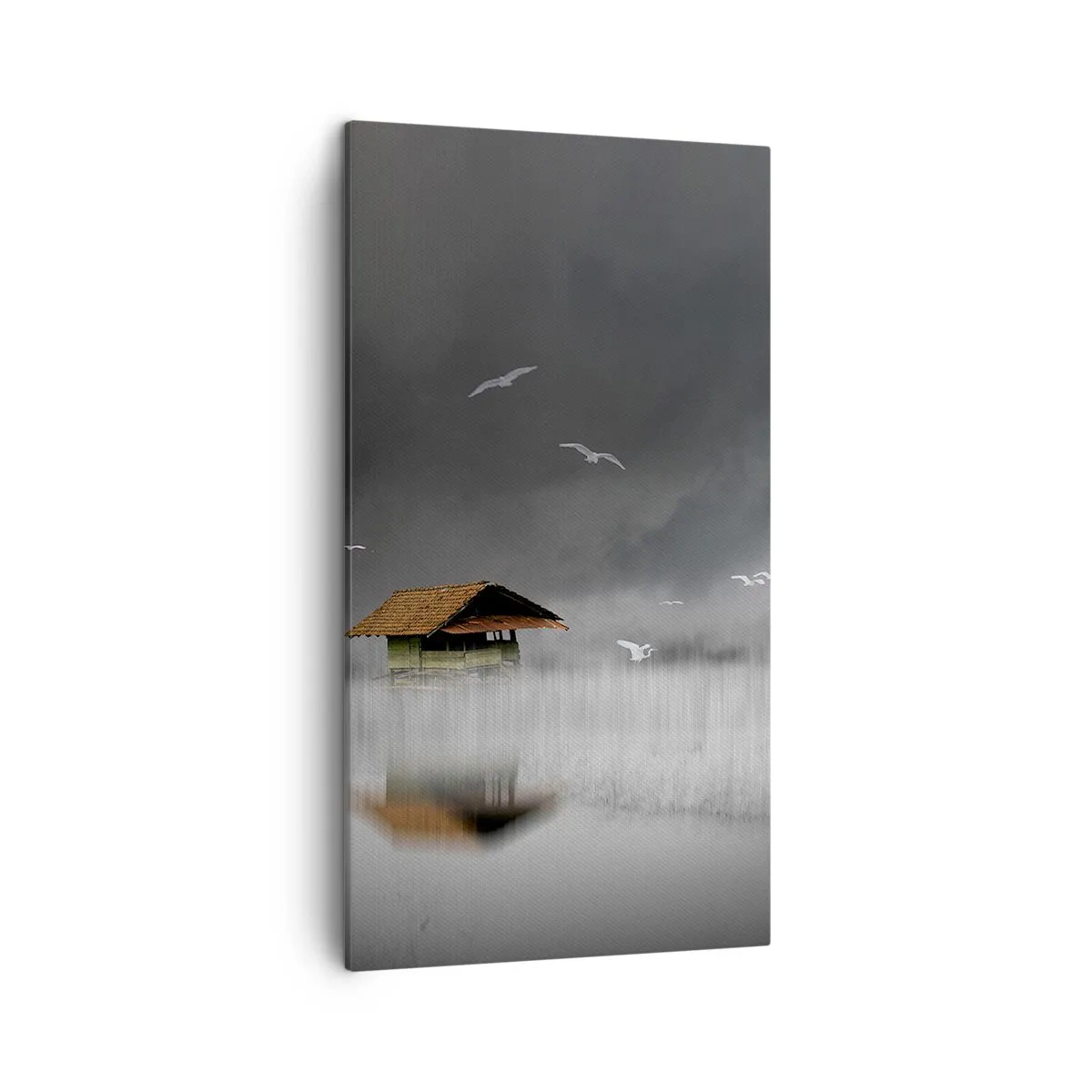 Impression sur toile - Image sur toile - A l'abri de la pluie - 45x80 cm