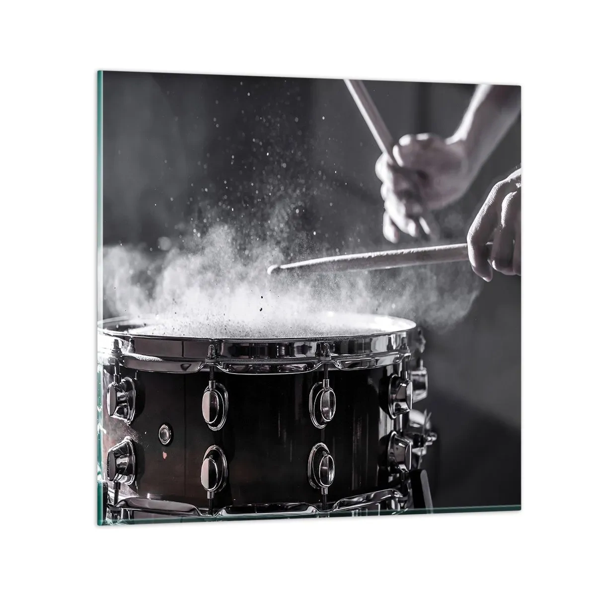 Impression sur verre - Image sur verre - Tempo de la musique - 30x30 cm