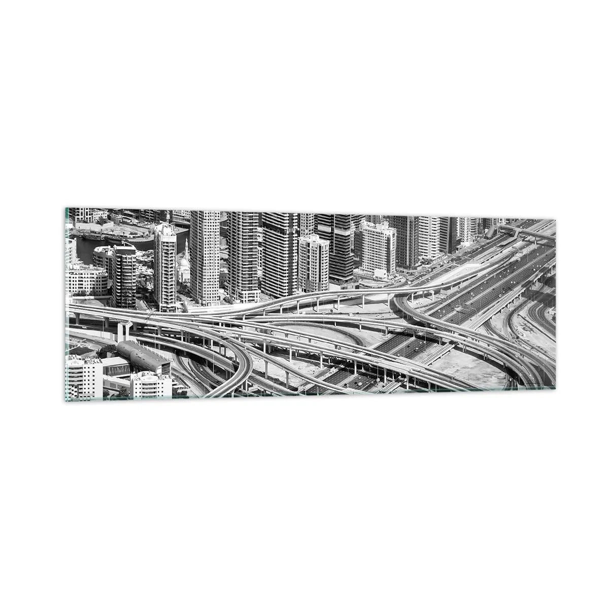 Impression sur verre - Image sur verre - Dubaï - la ville impossible - 90x30 cm