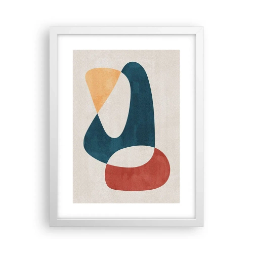 Affiche dans un cadre blanc - Poster - Influences et métamorphoses - 30x40 cm