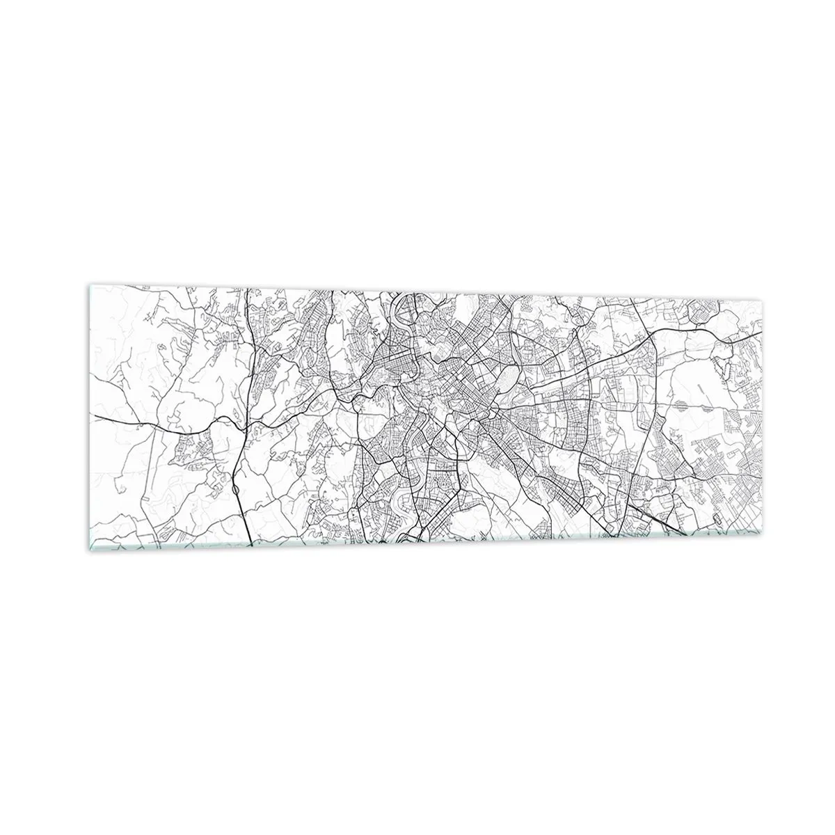 Impression sur verre - Image sur verre - Cercle romain - 90x30 cm