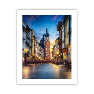Affiche - Poster - La magie de Cracovie - 40x50 cm