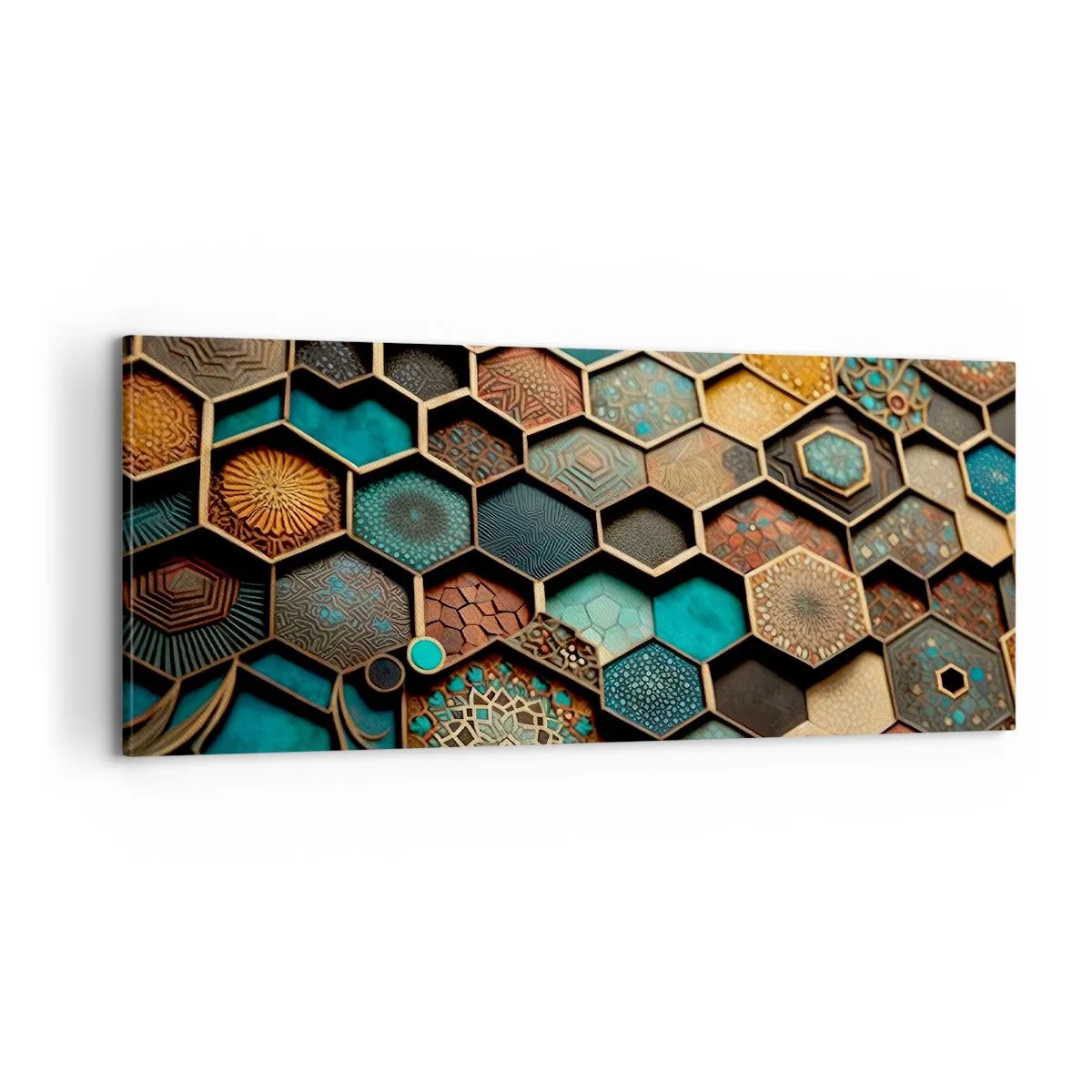 Impression sur toile - Image sur toile - Ornements arabes – variation - 100x40 cm