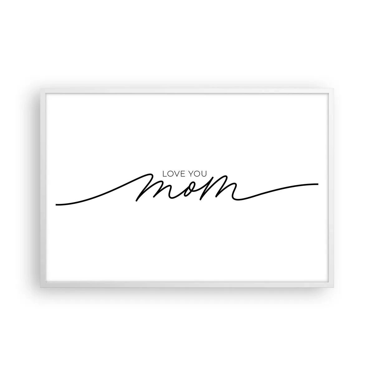 Affiche dans un cadre blanc - Poster - Grand chamboulement - 91x61 cm