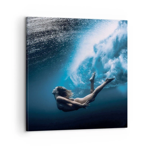 Impression sur toile - Image sur toile - Sirène moderne - 60x60 cm