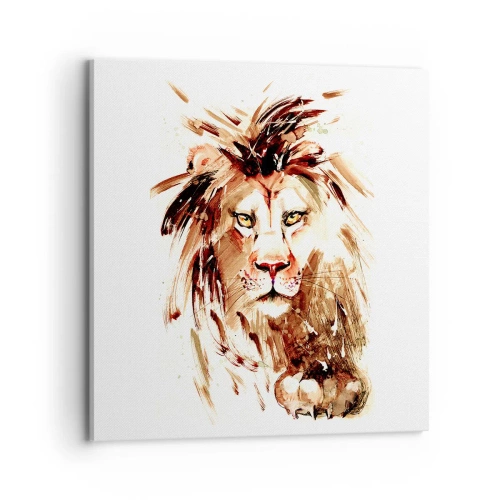 Impression sur toile - Image sur toile - Force et dignité - 70x70 cm