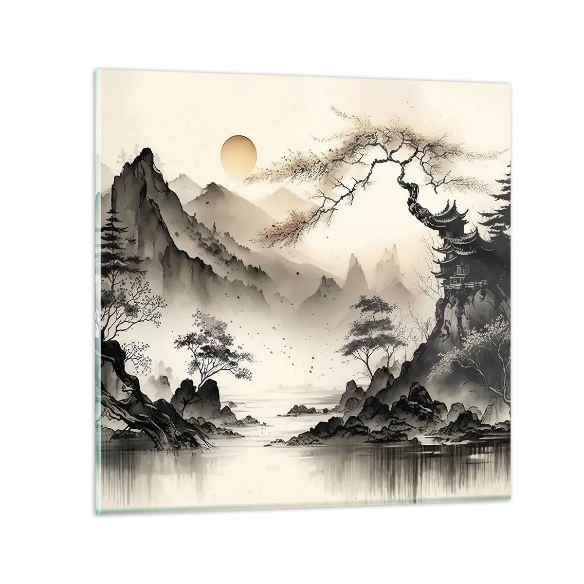 Impression sur verre - Image sur verre - Le charme unique de l'Orient - 70x70 cm