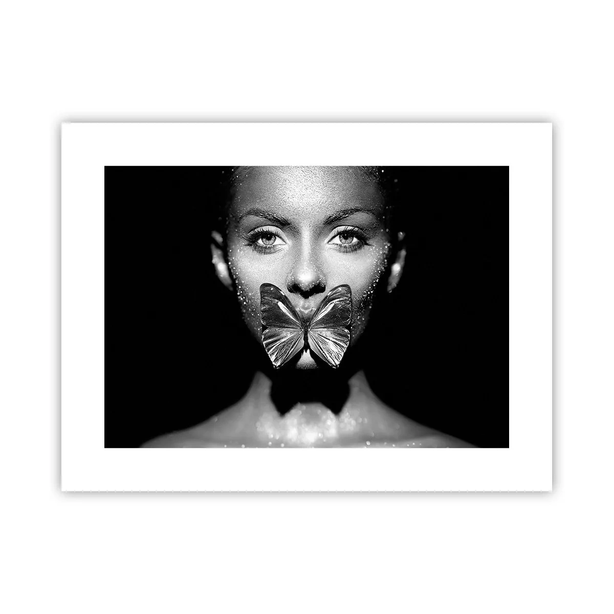 Affiche - Poster - Baiser papillon - 40x30 cm