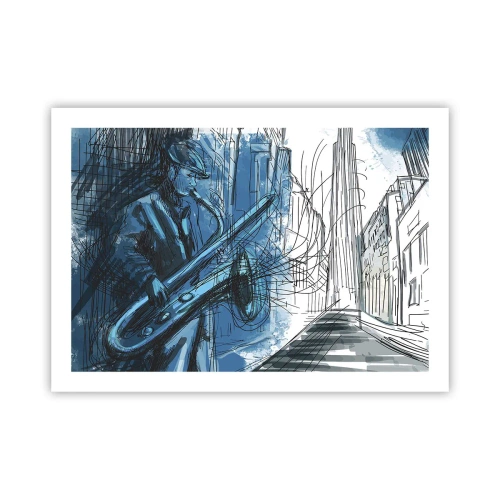 Affiche - Poster - Rhapsodie urbaine - 70x50 cm