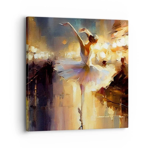 Impression sur toile - Image sur toile - Miracle dans la rue - 30x30 cm
