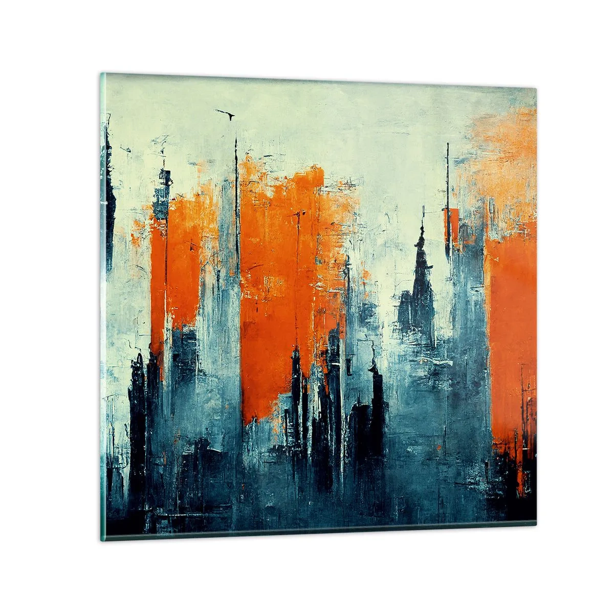 Impression sur verre - Image sur verre - Paysage moderne - 30x30 cm