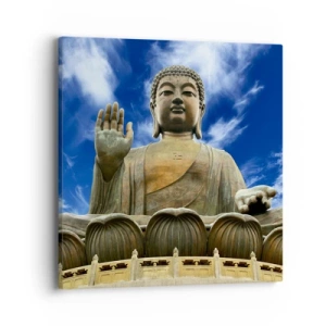 Impression sur toile - Image sur toile - Vivre sans peur - 40x40 cm