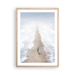 Affiche dans un chêne clair - Poster - Un brillant avenir - 50x70 cm
